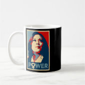Zukunft des weiblichen Powers: Kamala Harris Empow Kaffeetasse (Links)