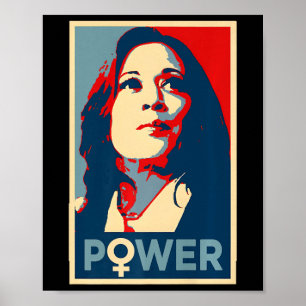 Zukunft des weiblichen Powers: Kamala Harris Empow Poster