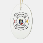 Zukunft FF Dalmation Keramikornament (Links)