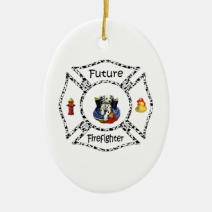 Zukunft FF Dalmation Keramikornament