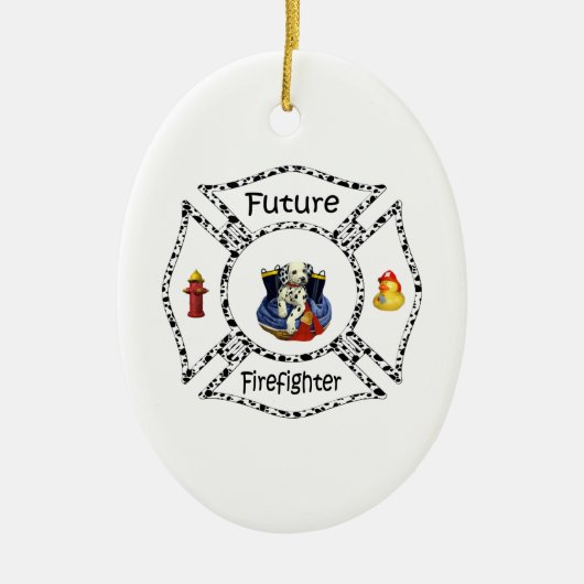 Zukunft FF Dalmation Keramikornament (Vorne)