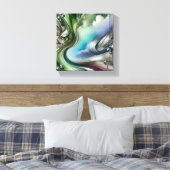 Zukunft Flora Leinwanddruck (Insitu (Schlafzimmer))