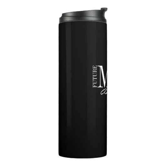 Zukunft Frau Bride Brautparty Thermal Tumbler Thermosbecher (Nach links gedreht)