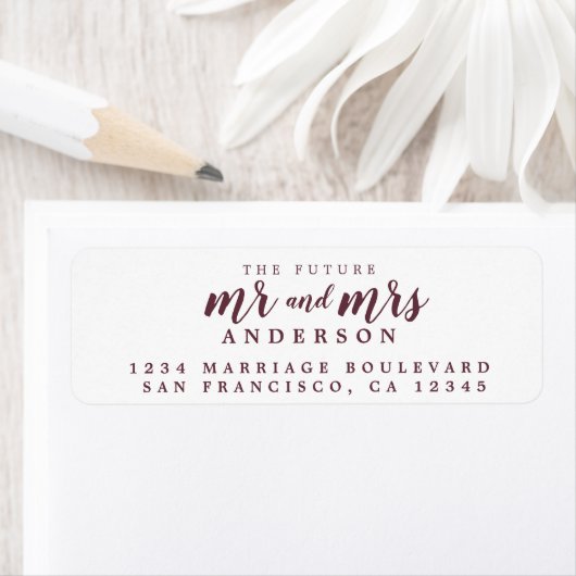 Zukunft Frau Burgund Script Rücksendeadresse (Insitu)