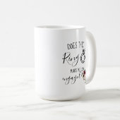 Zukunft Frau Custom Verlobung Geschenk, Bride to B Kaffeetasse (VorderseiteRechts)