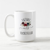 Zukunft Frau Custom Verlobung Geschenk, Bride to B Kaffeetasse (Links)