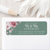 Zukunft Frau Dusty Rose Floral Rücksendeadresse (Insitu)