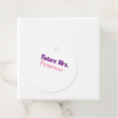 Zukunft Frau hinzufügen namebride Hochzeit Bachelo Geschenkanhänger (Beispiel)