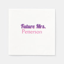 Zukunft Frau hinzufügen namebride Hochzeit Bachelo