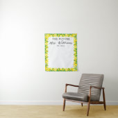 Zukunft Frau Lemon Brautparty Fotoshop Hintergrund Wandteppich (Beispiel)