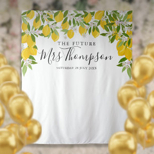Zukunft Frau Lemons Bridal Foto Hintergrund Wandteppich