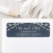 Zukunft Frau Lights Blue Wedding Rücksendeadresse (Insitu)