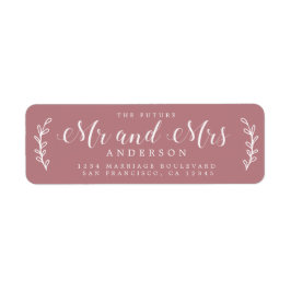 Zukunft Frau Script Dusty Rose Rücksendeadresse