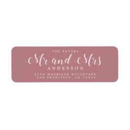 Zukunft Frau Script Dusty Rose Rücksendeadresse