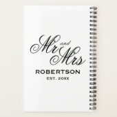 Zukunft Frau Spirale Hochzeitsplanerin für Braut Planer (Rückseite)