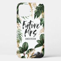 Zukunft Frau Tropical leaf und Typografie