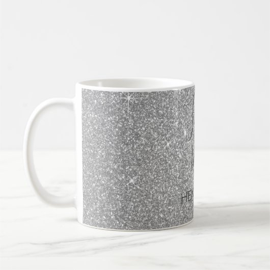 Zukunft Glitzer Bride Kaffee oder Tea Cup Kaffeetasse (Links)
