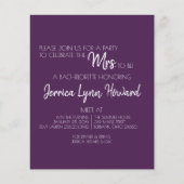 Zukunft Herr & Mrs Bachelorette Flyer (Vorne)