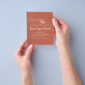 Zukunft Herr & Mrs. Brautparty Flyer (Gruppe)