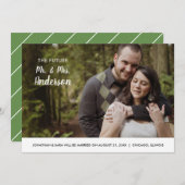 Zukunft Herr & Mrs. | FOTO SAVE THE DATE (Vorne/Hinten)