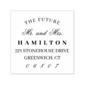 Zukunft Herr und Frau | RÜCKSENDEADRESSE Permastempel (Design)