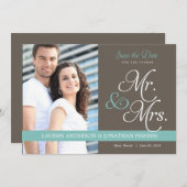 Zukunft Herr und Frau Save the Date (Vorne/Hinten)