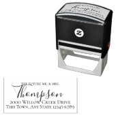 Zukunft Herr und Frau UAWG Rücksendeadresse Permastempel (Beispiel)