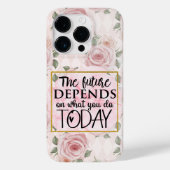 Zukunft inspirierend: Die heutigen Entscheidungen Case-Mate iPhone Hülle (Rückseite)