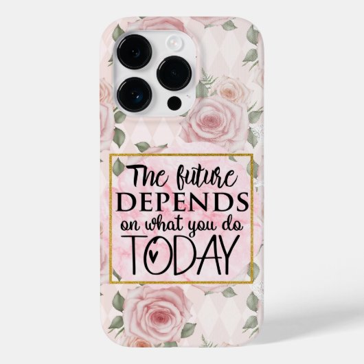 Zukunft inspirierend: Die heutigen Entscheidungen Case-Mate iPhone Hülle (Rückseite)