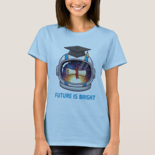 Zukunft ist Hell Astronaut Absolventenhut & Diplo T-Shirt