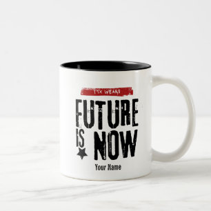 Zukunft ist jetzt - FUIN01 Zweifarbige Tasse