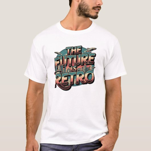 Zukunft ist Retro T-Shirt (Vorderseite)