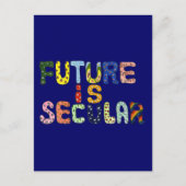 ZUKUNFT IST SEKULÄR POSTKARTE (Vorderseite)