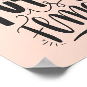 Zukunft ist weiblich | Motivierend Zitat von Fraue Poster (Ecke)