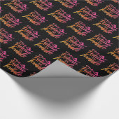 Zukunft ist Zitat von Frauen - Frauengymnastik Geschenkpapier (Ecke)