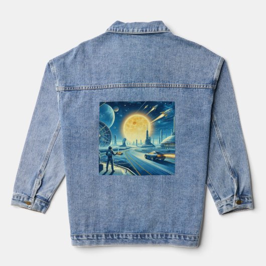 Zukunft Jeansjacke (Rückseite)