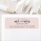 Zukunft Pastel Pink Rücksendeadresse (Insitu)