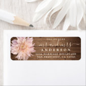 Zukunft Pink Dahlia Blume Rücksendeadresse (Insitu)