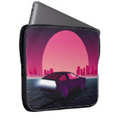 Zukunft rückgängig machen. Sci-Fi-Hintergrund im 8 Laptopschutzhülle (Vorne Rechts)