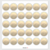 Zukunft Rücksendeadresse 2 Zoll Sticker 30x (Blatt)