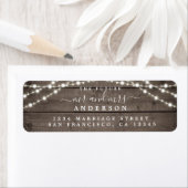 Zukunft Rustic Lights Wedding Rücksendeadresse (Insitu)