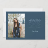 Zukunft sieht hellblaue gebogene Foto Ankündigung (Rückseite)