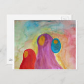 Zukunft tragen postkarte (Vorne/Hinten)