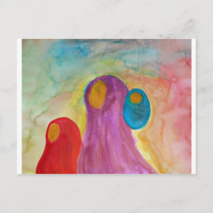 Zukunft tragen postkarte