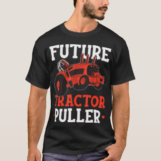 Zukunft Traktor Puller Traktor Ziehen Tractorpulli T-Shirt