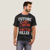 Zukunft Traktor Puller Traktor Ziehen Tractorpulli T-Shirt (Vorne ganz)