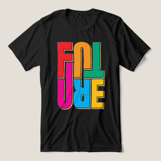 Zukunft Tri-Blend Shirt (Design Vorderseite)