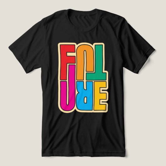 Zukunft Tri-Blend Shirt (Design Vorderseite)