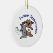 ZUKUNFT VETERINARIEN KERAMIKORNAMENT (Rechts)