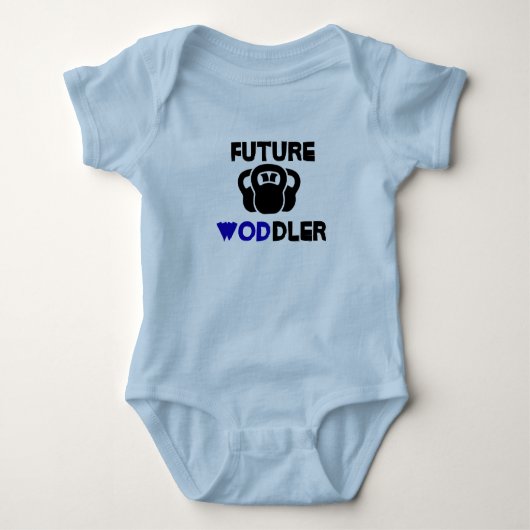 Zukunft WODDLER Baby Strampler (Vorderseite)